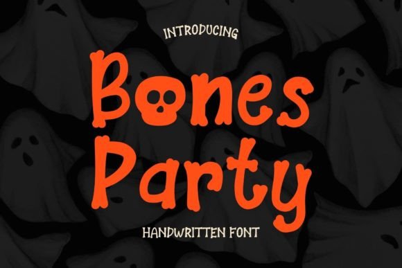 Bones Party Font Brings Chilling Charm to Handmade Products