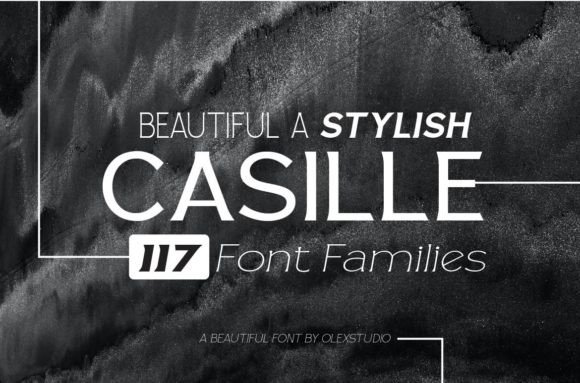 Casille: A Serif Font for Handmade Products and Printables