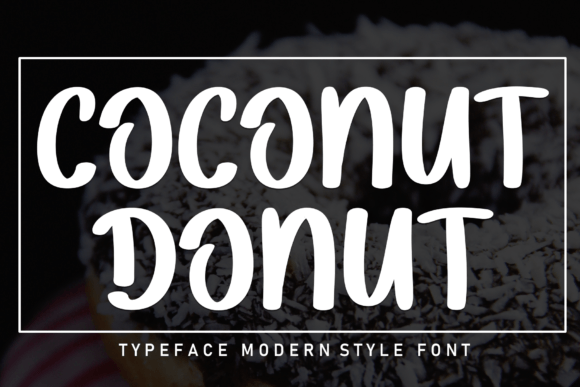 Coconut Donut: A Handwritten Font for Warm Editorial Design