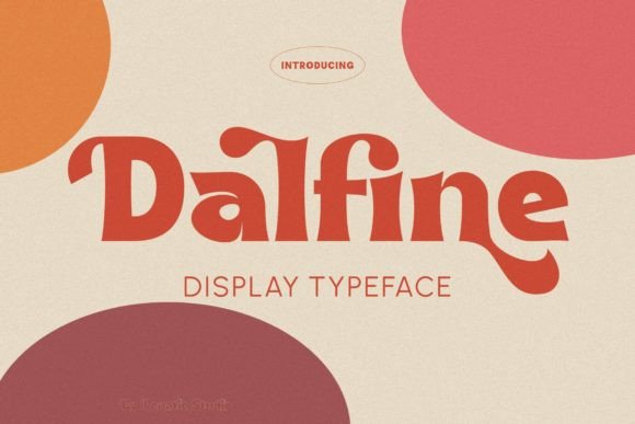 Dalfine: A Bold Display Serif Font for Digital Designers