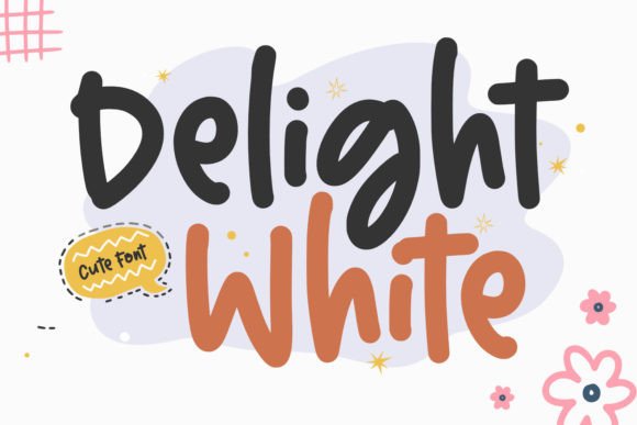 Delight White: A Handwritten Font for Editorial Warmth
