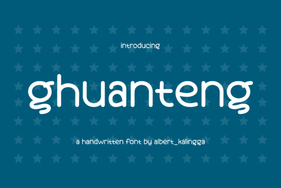 Ghuanteng: A Delicate Script Font for Web Designers