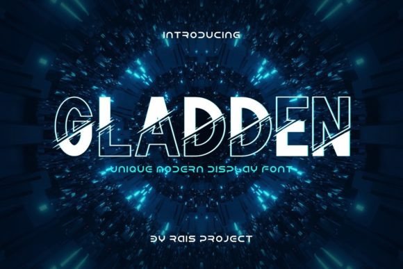 Gladden Font: A Modern Display Typeface for Purposeful Branding