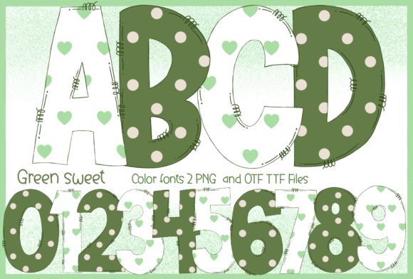 Green Sweet Font Brings Handmade Products to Life