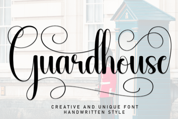 Guardhouse: A Handwritten Font for Editorial Design