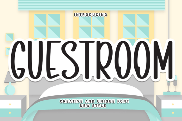 Guestroom Font: A Handwritten Gem for Crafters and Product Makers