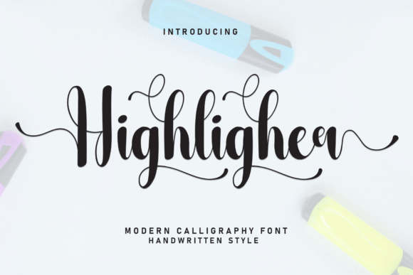 Highligher: A Handwritten Font for Editorial Warmth