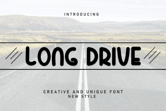 Long Drive Font: A Handwritten Typeface for Campaigns