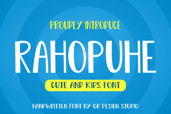 Rahopuhe Font Review: A Bold Display Typeface for Branding
