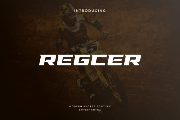 Regcer: A Display Font Built for Speed and Campaign Impact