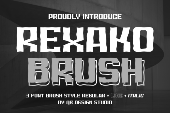 Rexako Brush: A Display Font That Gives Small Brands a Bold Voice