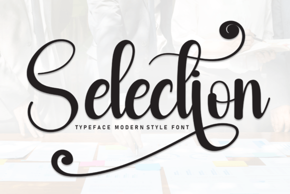 Selection Font: A Handwritten Typeface for Editorial Design