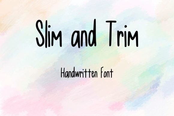 Slim and Trim Font: A Crafter’s Companion for Sleek Labels and Modern Designs
