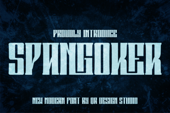Spangoker Font: A Bold Serif Typeface for Real Branding Projects