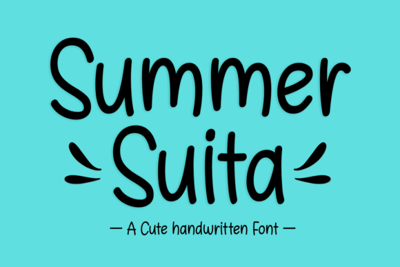 Summer Suita: A Display Font That Gives Your Small Business a Gentle, Memorable Look