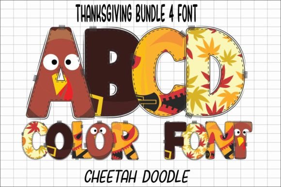 Thanksgiving Day Brings Bold Festive Charm to Display Typography